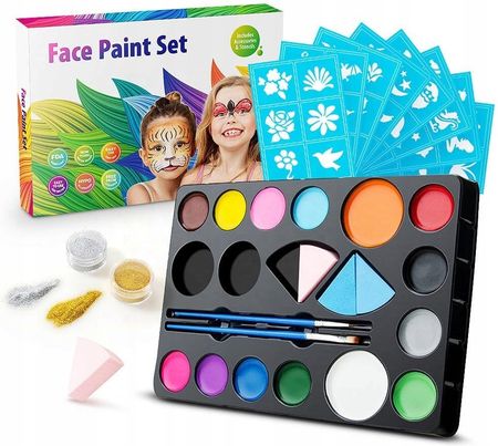 Face&Body Paint Farby Farbki Do Malowania Twarzy Ciala Zestaw Farb (FACEBODYPAINTKIT)