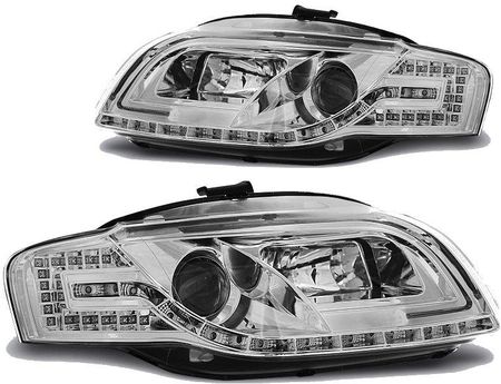 Sonar Lampy Reflektory Audi A4 B7 04-08 Led Tube+Kierune LPAUC4