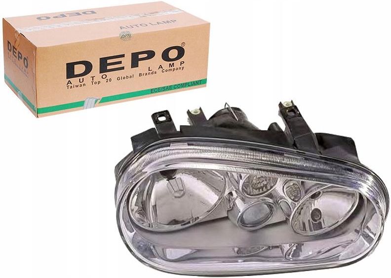 Lampa Przednia Depo Reflektor Lampa Przednia Vw Golf Iv Tdi Dep L Ldemf Opinie I