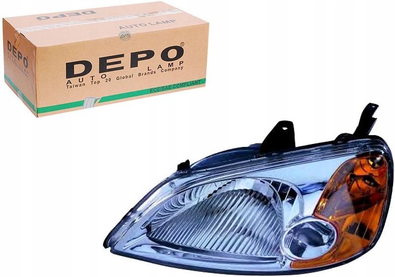 Lampa Przednia Depo Reflektor H4 Elektryczny Manualny C 217 1134l Ld Em