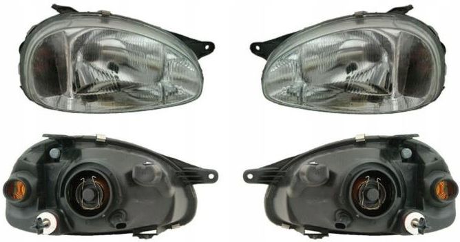 Lampa Przednia Tyc Reflektor Lampa Opel Corsa Combo B 93-01 L+P ...