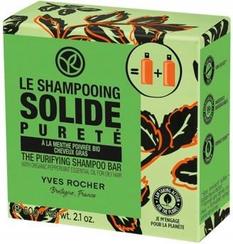 Yves Rocher Green Heroes Szampon W Kostce Do Włosów Przetłuszczających 60 g