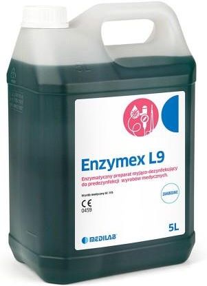 Medilab Trójenzymatyczny Płyn Enzymex L9 Do Manualnego Mycia I Dezynfekcji Narzędzi Nieinwazyjnych 5L