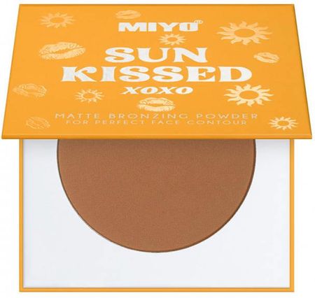 Miyo Sun Kissed Powder New Edition Bronzer Do Twarzy 01 Warm Bronze 10g