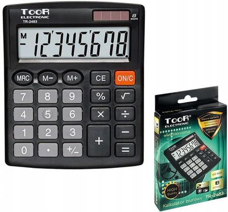 Toor Kalkulator Biurowy Tr-2483 8-Pozycyjny (TR2483)