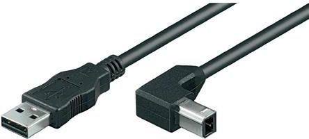 Wentronic USB 2.0 AB 100 R/A HiSpeed,1m (93017)