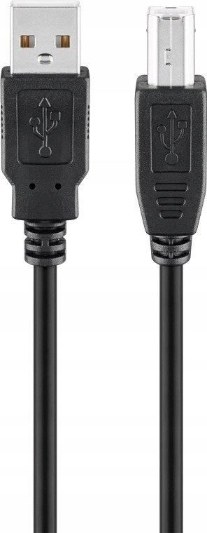 USB 2.0 Kabel A-Stecker Auf A-Stecker, 5 M, Schwarz – Hi-Speed, Für Drucker & Externe Geräte