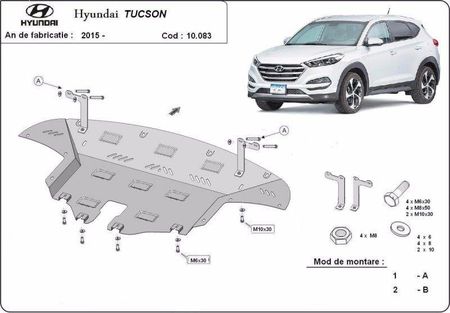Osłonypareto Stalowa Osłona Silnika Hyundai Tucson 2015-2020