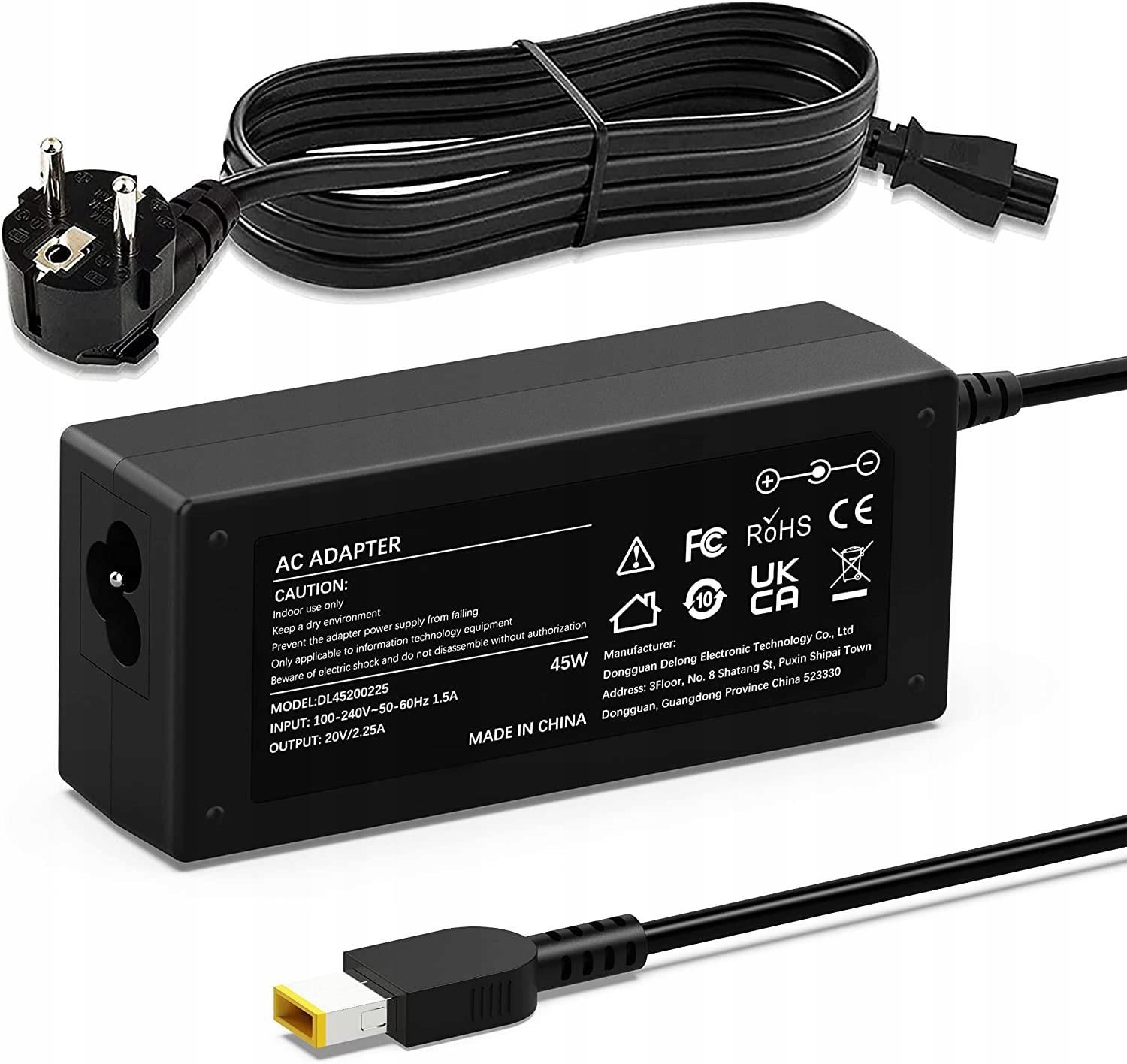 Caricabatteria Adattatore Di Alimentazione CA 45 W OEM Lenovo ADLX45NCC3A Per Chromebook N22 N23 N42 - Foto 7