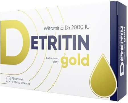 Detritin Gold D3 2000 IU 75 kaps