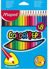 Zdjęcie Maped Kredki Trójkątne Colorpeps, 18 Sztuk 183218 - Brwinów