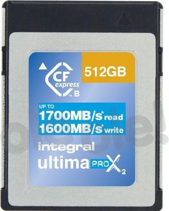 Integral UltimaPro X2 CFexpress Cinematic Memory 2.0 512GB 