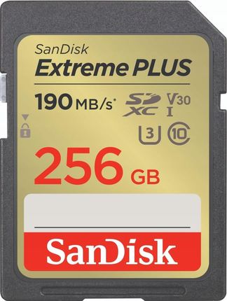 Karta pamięci SanDisk Extreme Plus 256GB 190/130