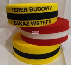 Pl Taśma Ldc 100 M Budowlana Taśma Ostrzegawcza Z Materiału Bez Jak I Z Nadrukiem Biało
