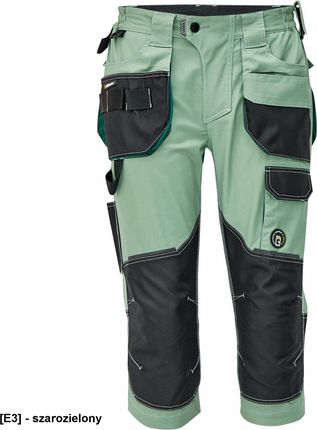 Cerva Dayboro Spodnie 3/4 Męskie Spodnie 3/4 Robocze Odblaskowe Elementy 100 % Trifibetex 60