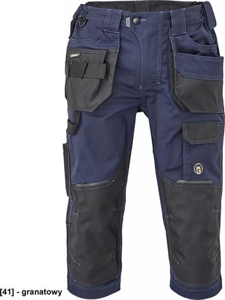 Cerva Dayboro Spodnie 3/4 Męskie Spodnie 3/4 Robocze Odblaskowe Elementy 100 % Trifibetex 56