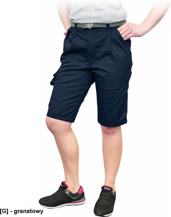 Leber&Hollman Lh Womvob Ts Damskie Krótkie Spodnie Ochronne Do Pasa 65% Poliester 35% Bawełna 270 G/M² Xl