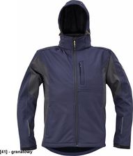 Cerva Dayboro Softshell Męska Kurtka Softshellowa Odpinany Kaptur Odblaskowe Elementy 100% Poliester Ciemnobrązowy L