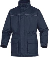 Delta Plus Helsinki2 Kurtka Z Poliestru Powlekanego Pvc Ochrona Przed Zimnem 20°C 4 Kieszenie Podszewka Pikowana Odblaski Granatowo L - zdjęcie 1