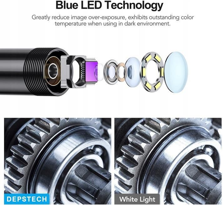 Kamera Inspekcyjna Endoskop Depstech 10M Wf020X Opinie i ceny na Ceneo.pl