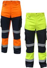Consorte Softshell Snow Hawk Ocieplane Spodnie Robocze Do Pasa Z Polarem Ostrzegawcze Z Softschell'U Żółty S