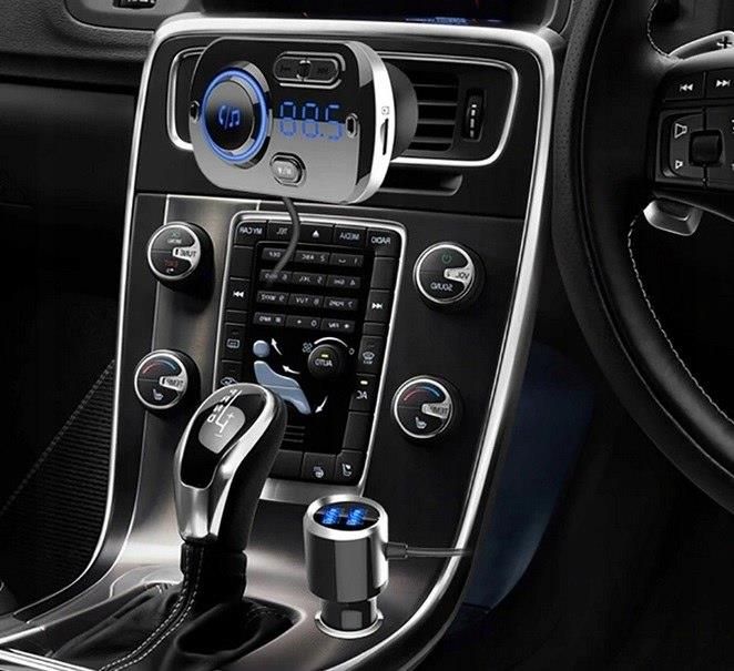 TRANSMITER SAMOCHODOWY FM BLUETOOTH - zdjęcie 5 TRANSMITER SAMOCHODOWY FM BLUETOOTH