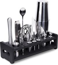 Zdjęcie Zestaw barmański PRESTON chromowany 17 elementów - Chojna