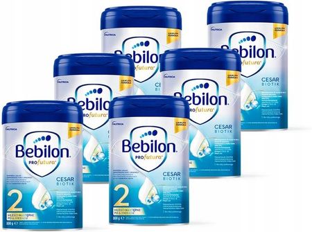 Bebilon Profutura Cesarbiotic 2 mleko następne po 6. miesiącu 6x800 g