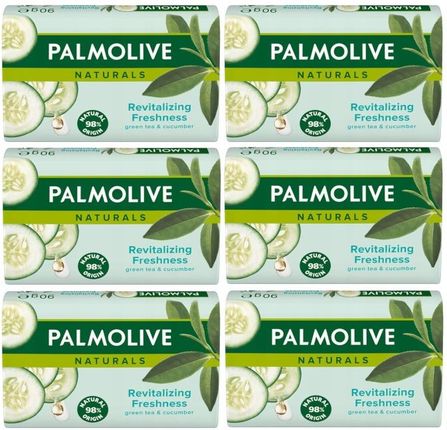 Palmolive Naturals Green Tea and Cucumber mydło w kostce 6x90g