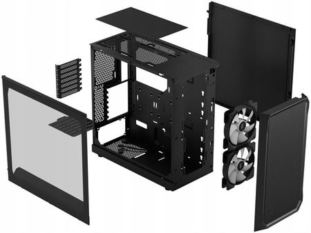Fractal Design Focus 2 RGB Black Tg Clear Tint (FDCFOC2A03) - фото 2