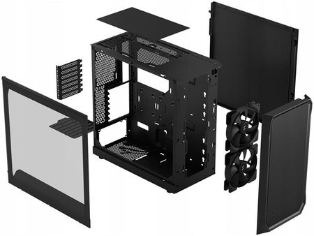 Fractal Design Focus 2 Black Tg Clear Tint (FDCFOC2A01) - фото 2