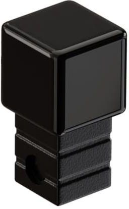 Gandalf Kostka Do Profili Q I P 12,5mm Czarna Black Połysk PQ12BLACKMI