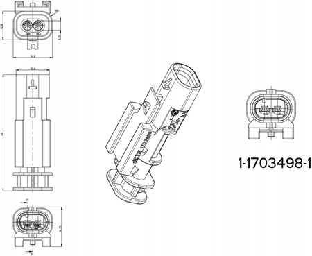 E Connectors Kostka Gniazdo 5Q0973802 Komplet Z Pinami 1