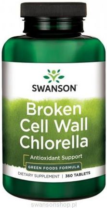 Swanson Chlorella Broken Cell Wall 360tab