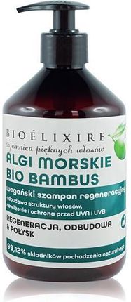 Bioelixire Szampon Regeneracyjny Vegan Z Algami Morskimi I Bambusem 500 ml