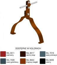Zdjęcie An-Kom Uchwyt Gąsiorowy Profilowany Z-Śruba Wzór 35 H 10cm /La/ Typ An-152K/La/ - Wodzisław Śląski