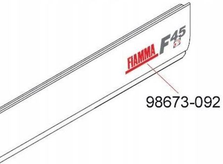 Fiamma Naklejka Do Markizy Logo F45Ti 98673-092