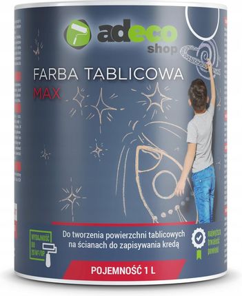 Adeco Farba Tablicowa Granatowy 1l