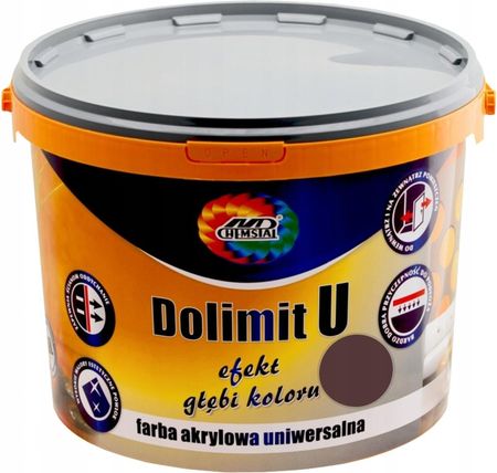 Chemstal Dolimit U Farba Akrylowa Brązowy 3l