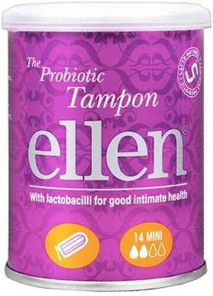 Ellen Tampony Probiotyczne Rozmiar Mini 14Szt.