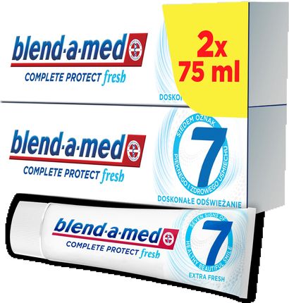 Procter & Gamble Blend-A-Med Complete Protect 7 Pasta Do Zębów Fresh 2 X 75 Ml