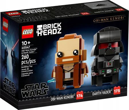 LEGO BrickHeadz 40547 Obi-Wan Kenobi i Darth Vader