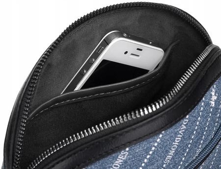 Listonoszka niebieska David Jones imitacja jeansu CH21050 BLUEJEAN - zdjęcie 6