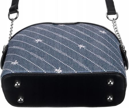 Listonoszka niebieska David Jones imitacja jeansu CH21050 BLUEJEAN - zdjęcie 4
