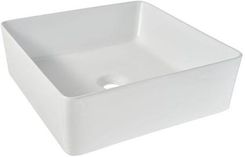 Zdjęcie Goodhome Umywalka Nablatowa Ceramiczna Padma 38,5 X 38,5 Cm Biała (CTMA_516672) - Nowogard