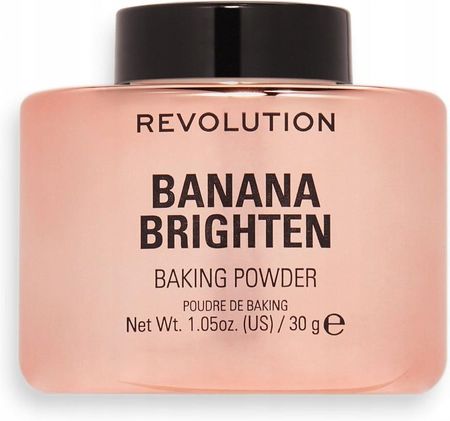 Makeup Revolution Puder Do Twarzy - Banana Brighten Baking Powder 30 G
