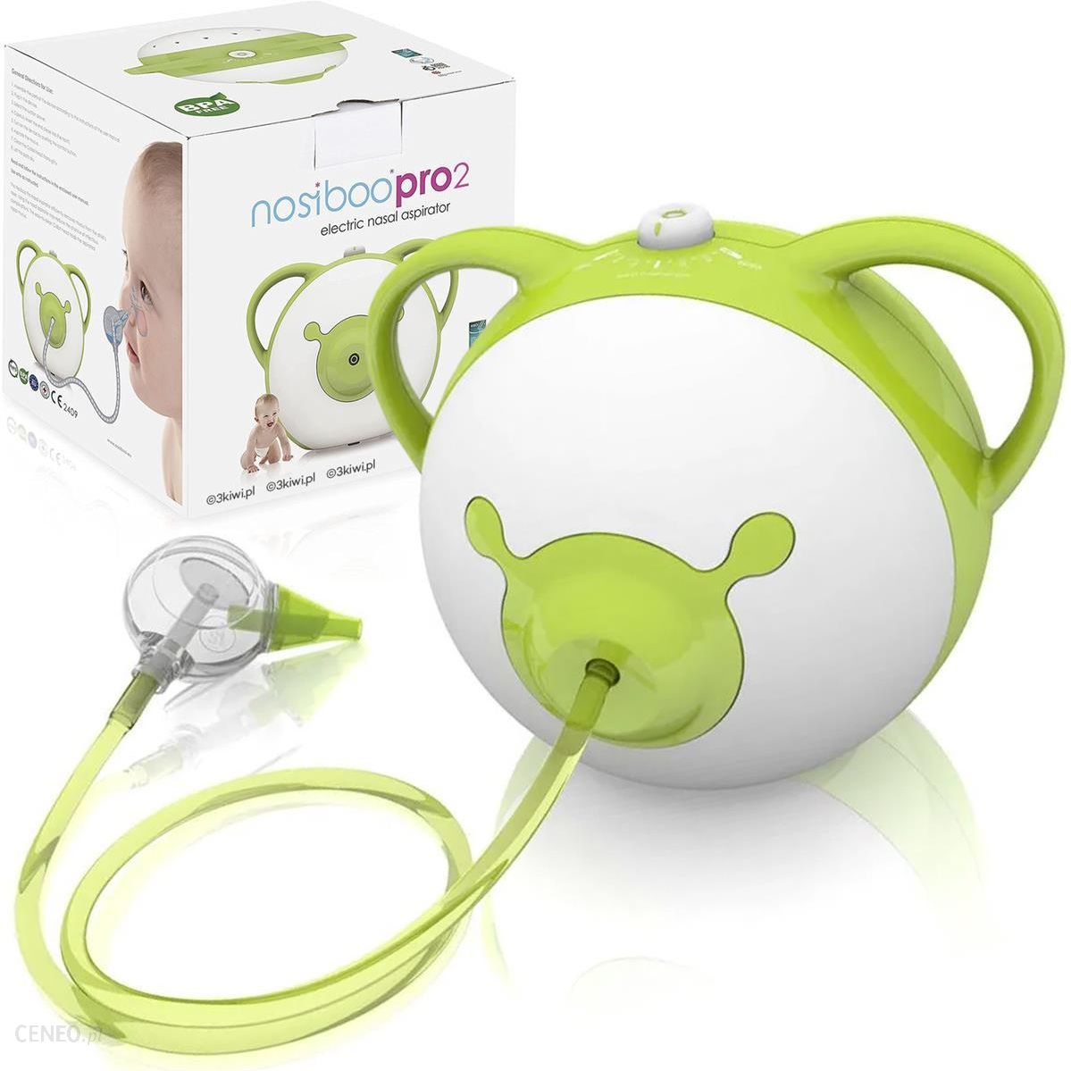 Nosiboo Pro 2 medyczny aspirator do nosa Zielony/Green V2 - Ceny i
