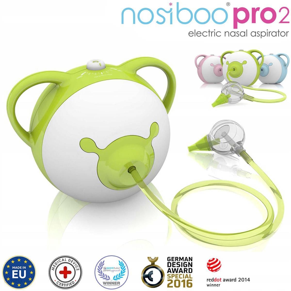 Nosiboo Pro Baby Electric Nasal Aspirator/Nose Sucker - Pink - Mother's  Queendom