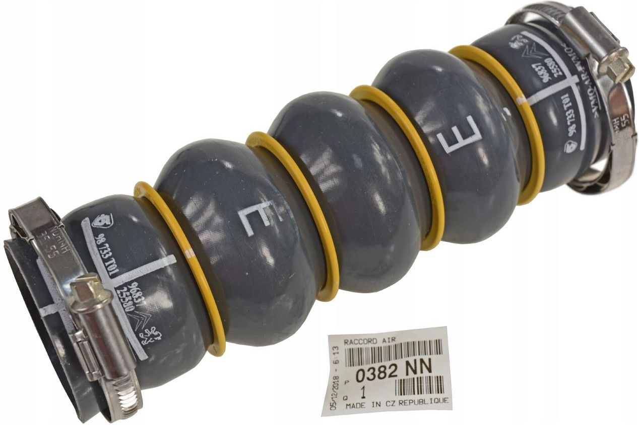 TURBORURY Compatible/remplacement Pour Tuyau De Refroidissement Intermédiaire Turbo Peugeot Expert Citroën Jumpy 2.0 HDI 9806720880