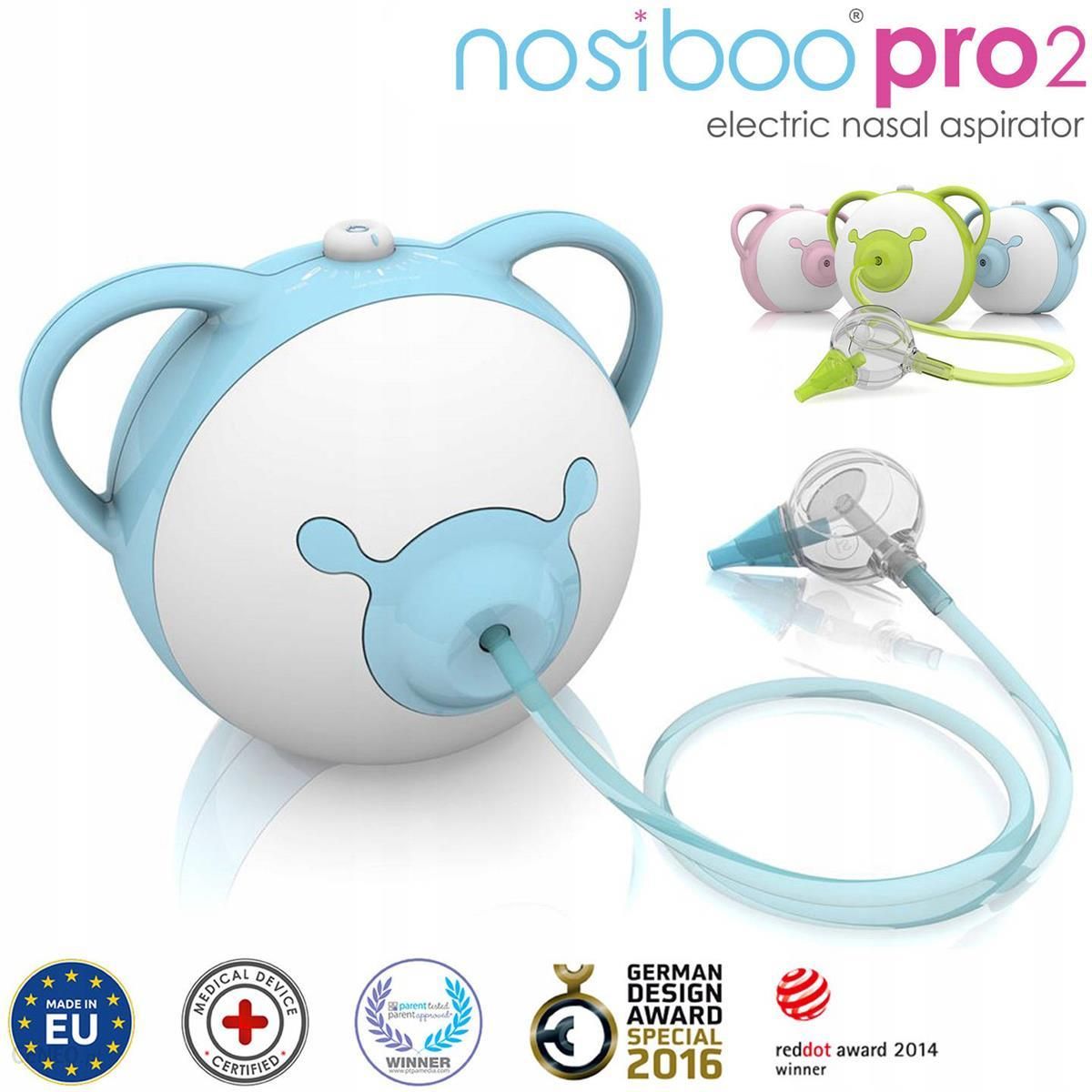 Nosiboo Pro 2 medyczny aspirator do nosa Niebieski/Blue V2